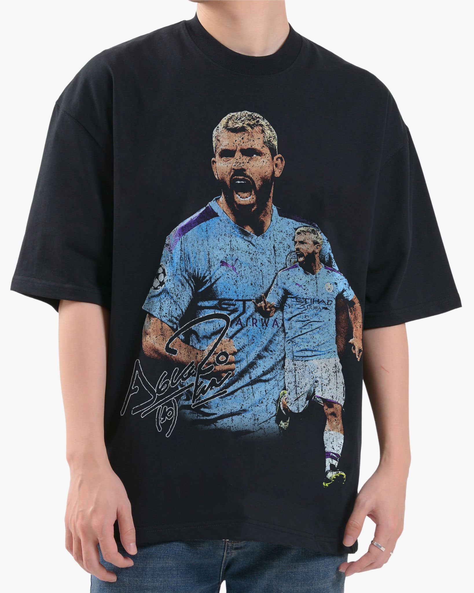 AGÜERO TEE BLACK