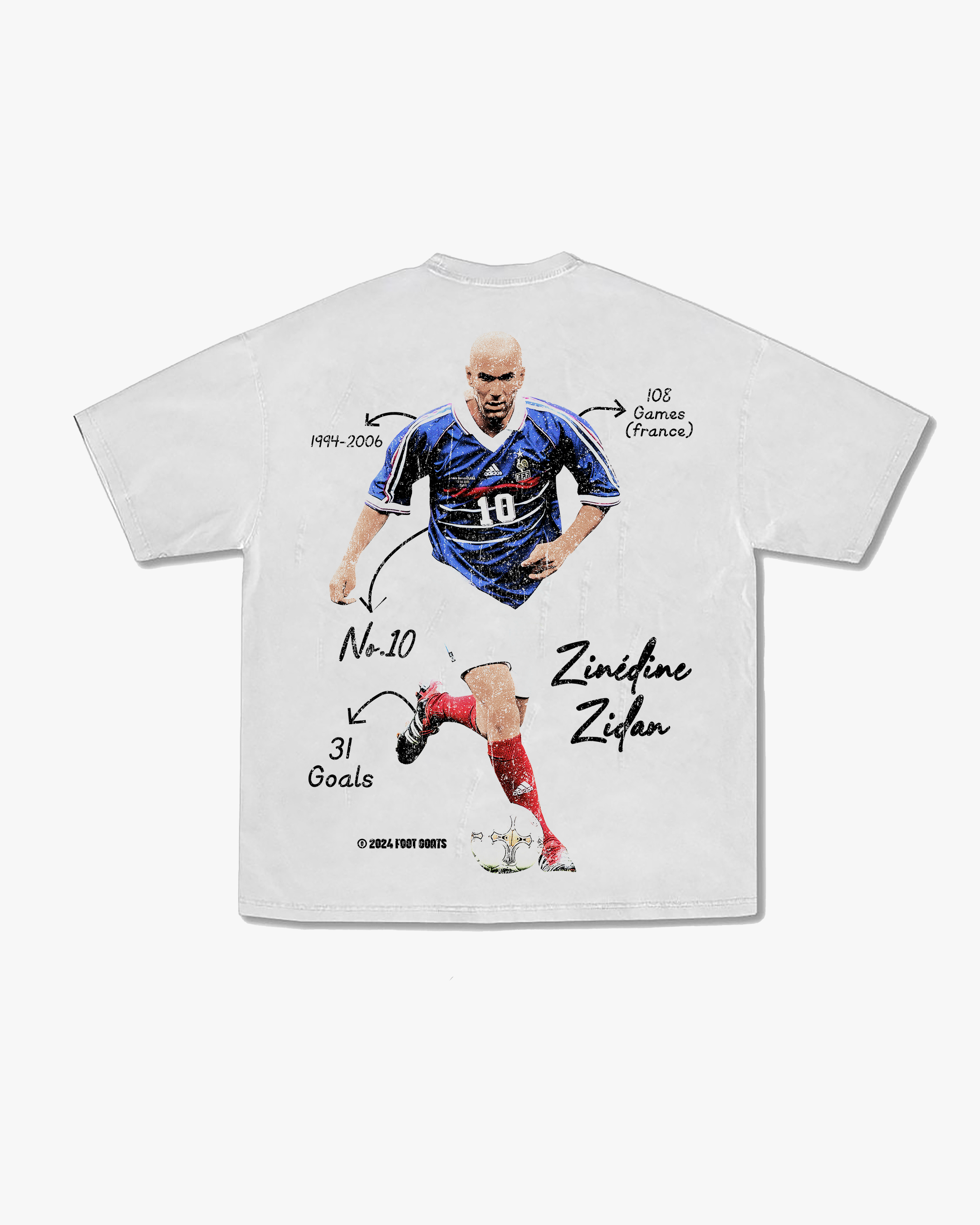 ZIDANE TEE WHITE