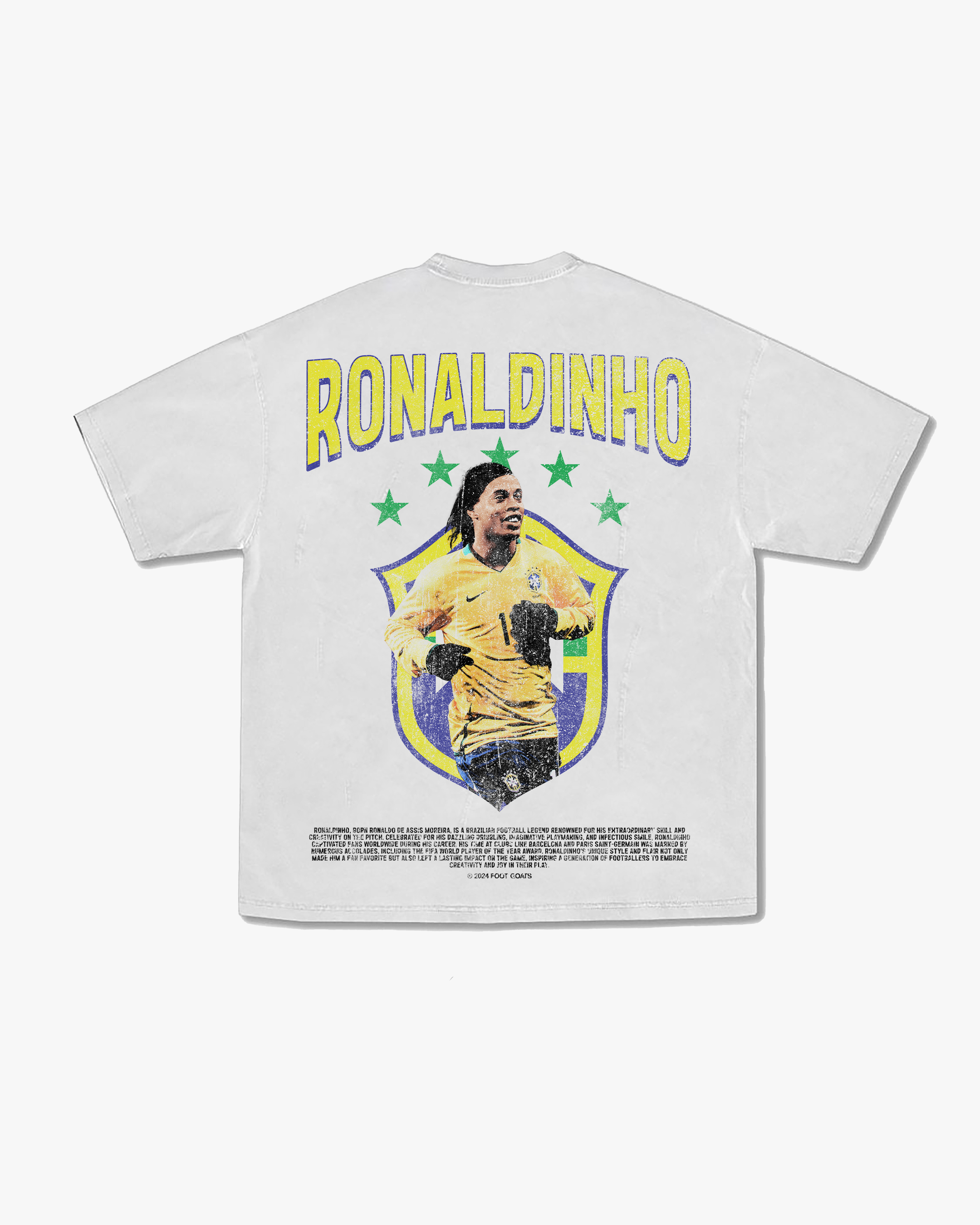 RONALDINHO TEE WHITE