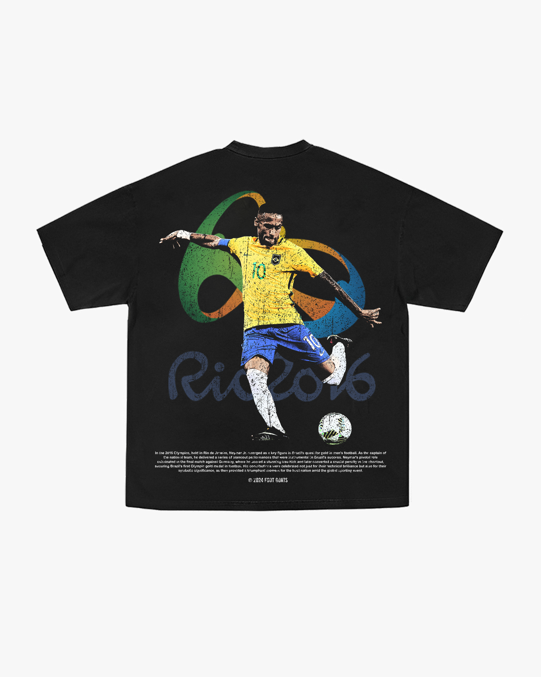 NEYMAR BRAZIL TEE BLACK