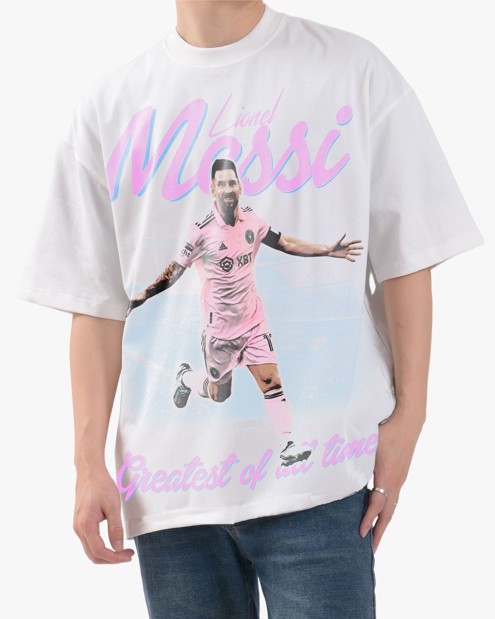 MESSI MIAMI TEE WHITE