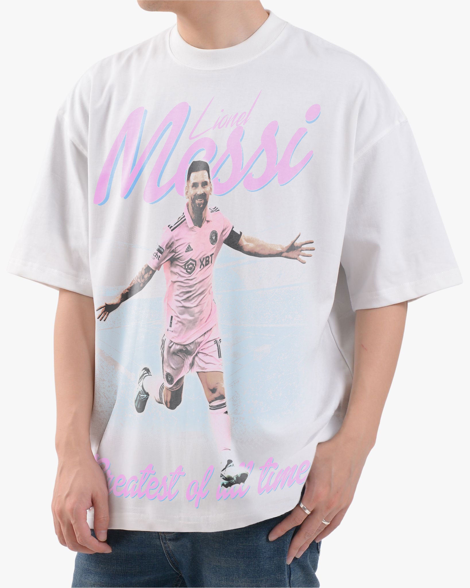 MESSI MIAMI TEE WHITE