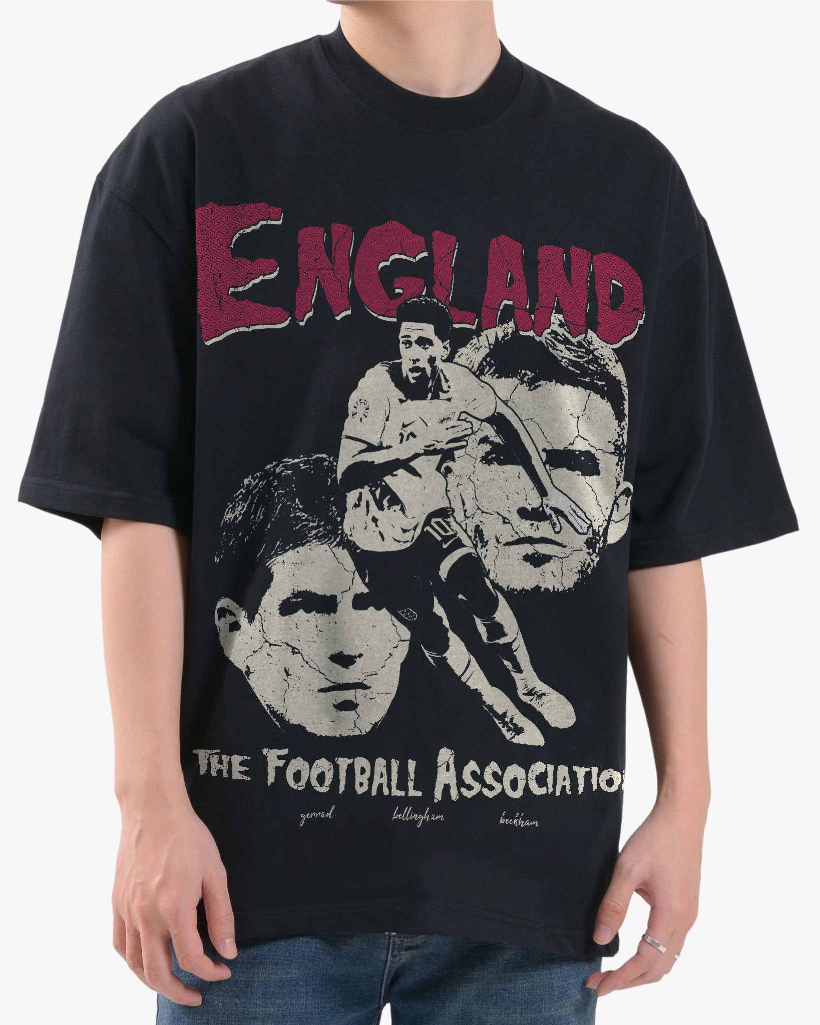 THREE LIONS TEE BLACK