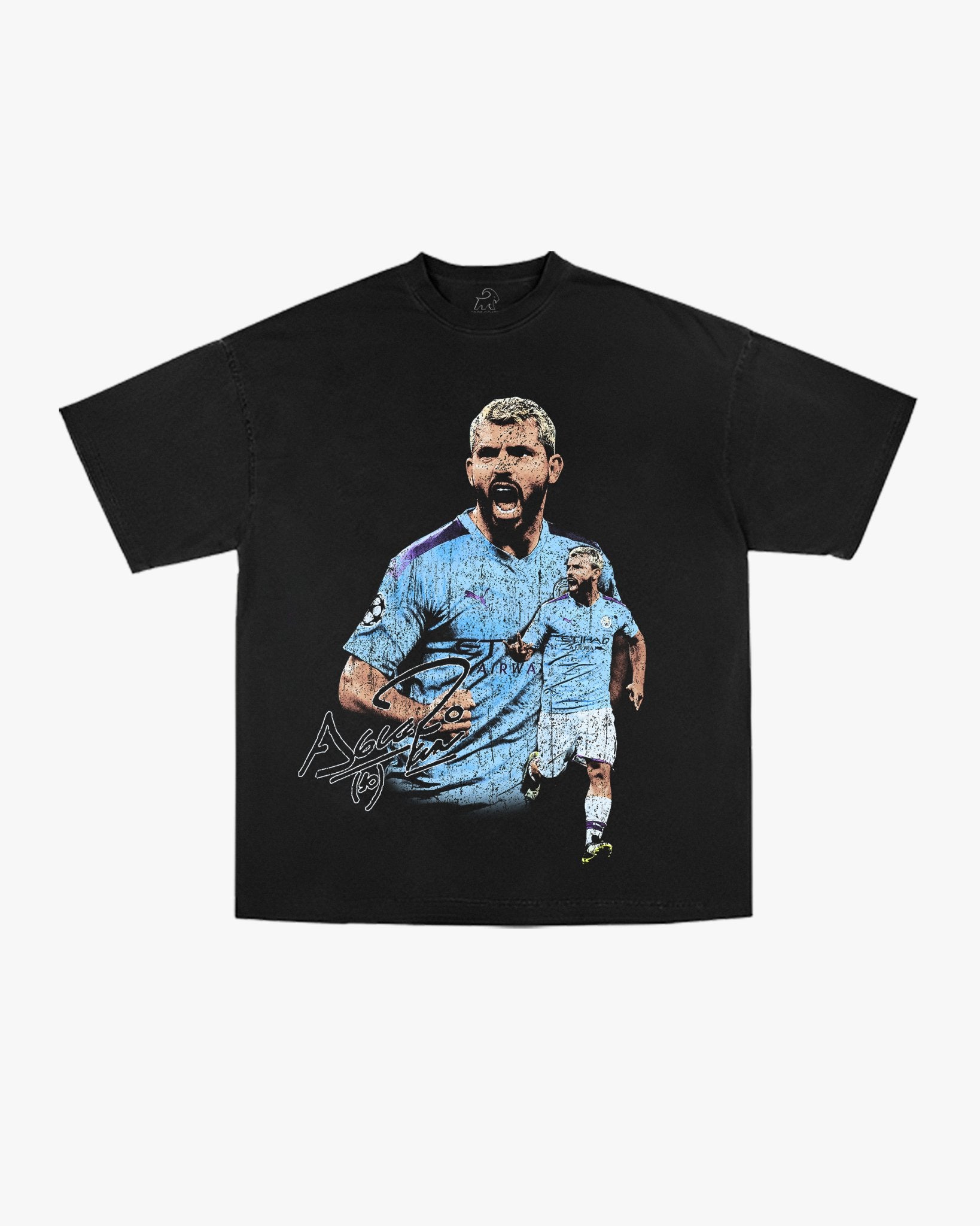 AGUERO TEE BLACK - FOOT GOATS LLC