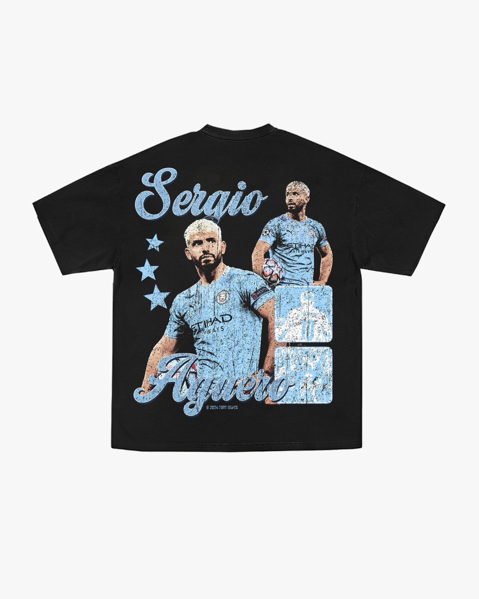 AGUERO TEE BLACK - FOOT GOATS LLC