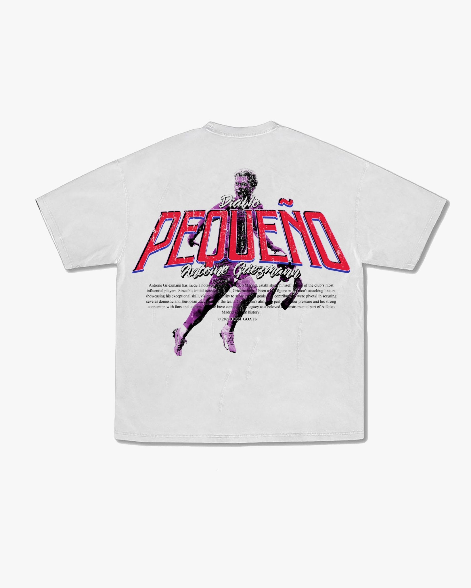 GRIEZMANN TEE WHITE - FOOT GOATS LLC