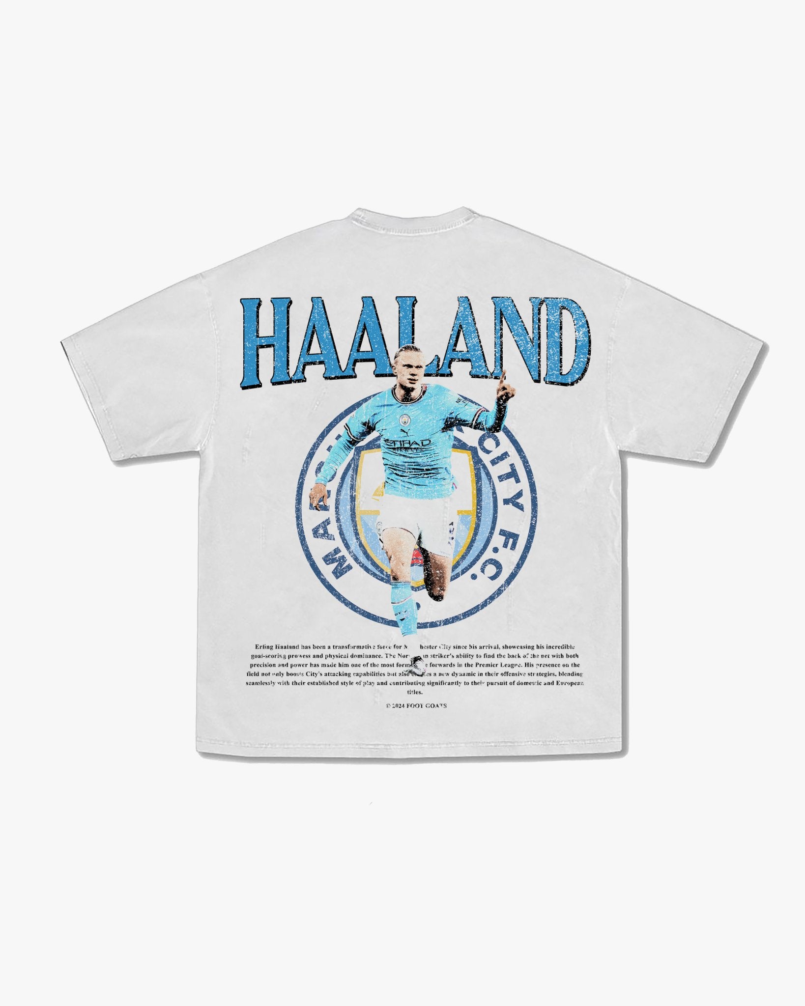 HAALAND TEE WHITE - FOOT GOATS LLC