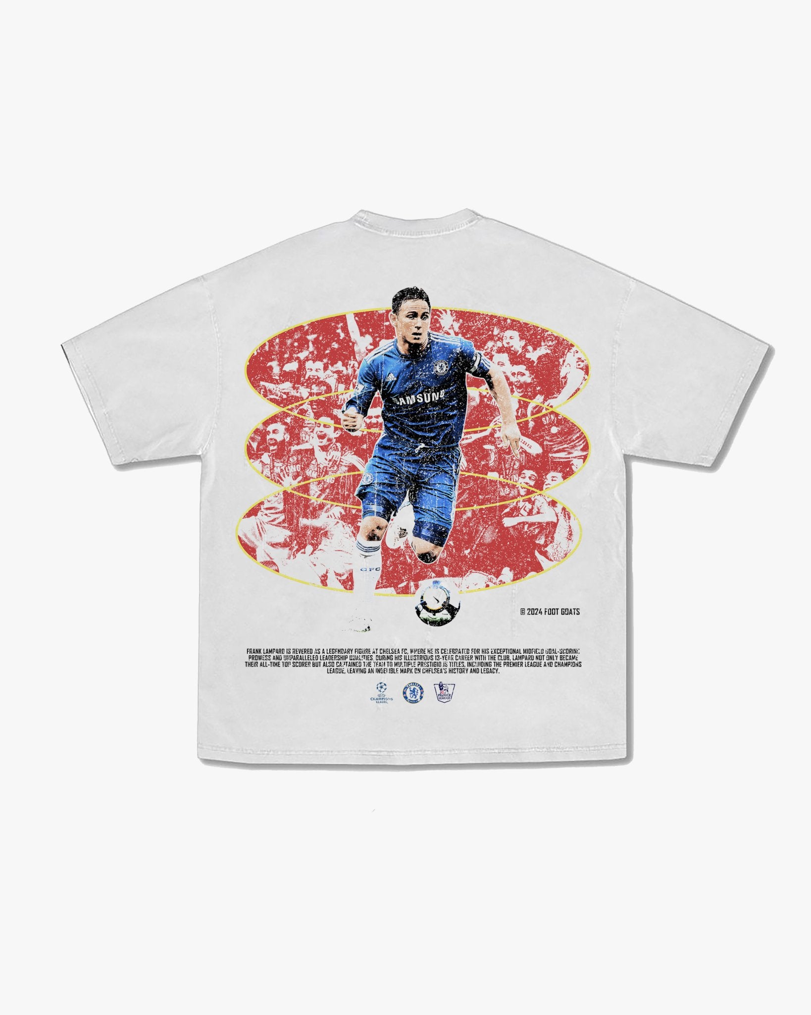 LAMPARD TEE WHITE - FOOT GOATS LLC