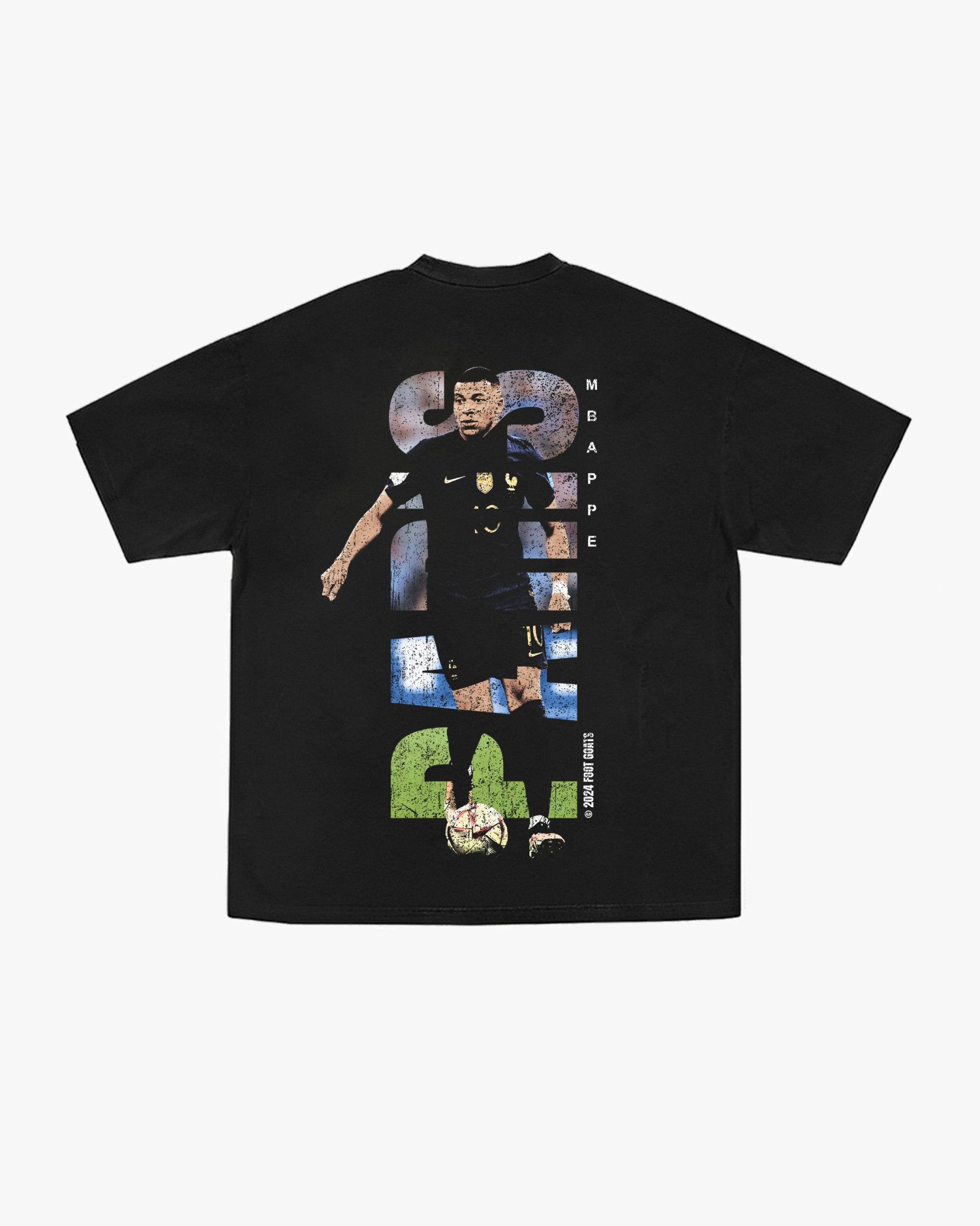 MBAPPE TEE BLACK - FOOT GOATS LLC