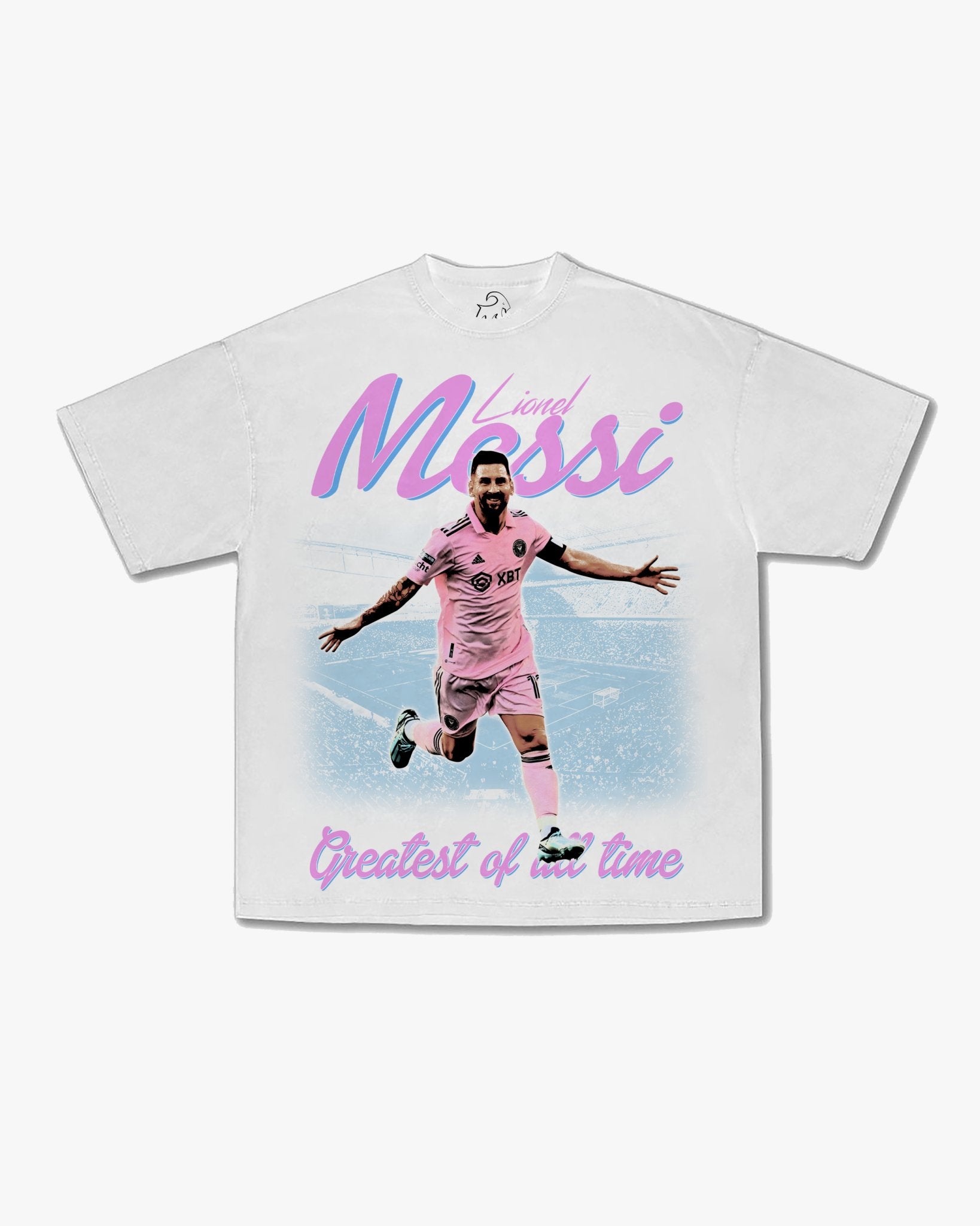 MESSI MIAMI TEE WHITE - FOOT GOATS LLC