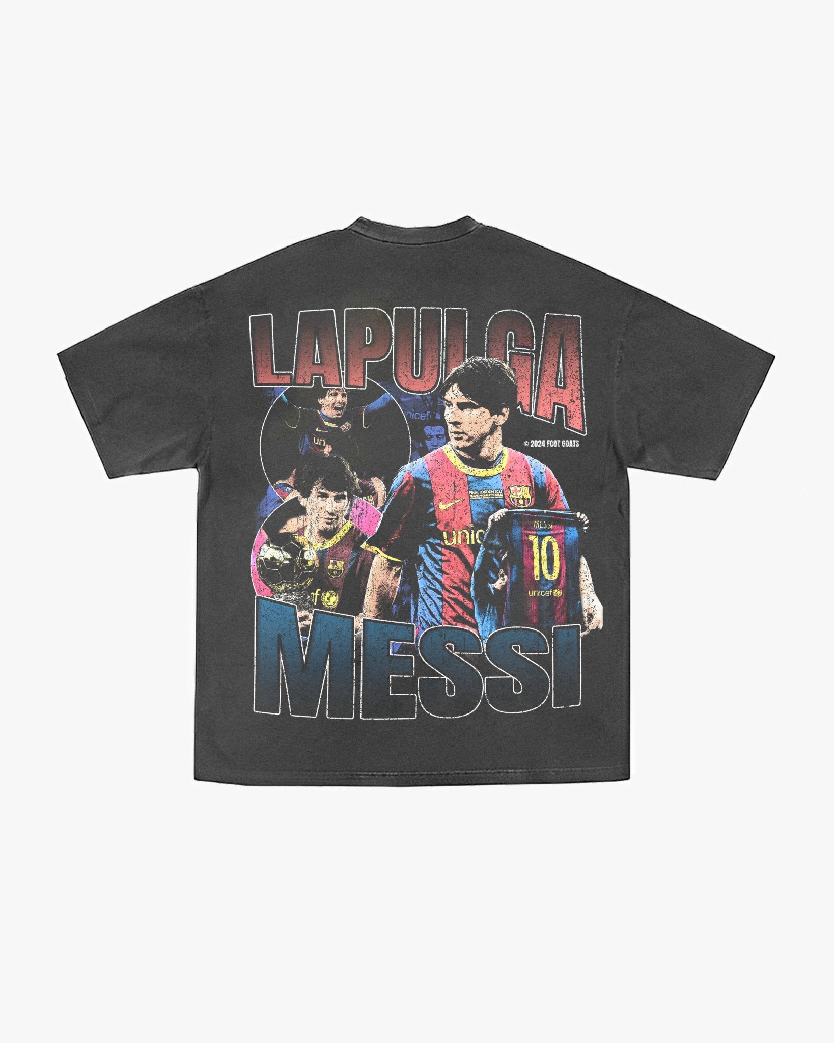 MESSI TEE ASH - FOOT GOATS LLC