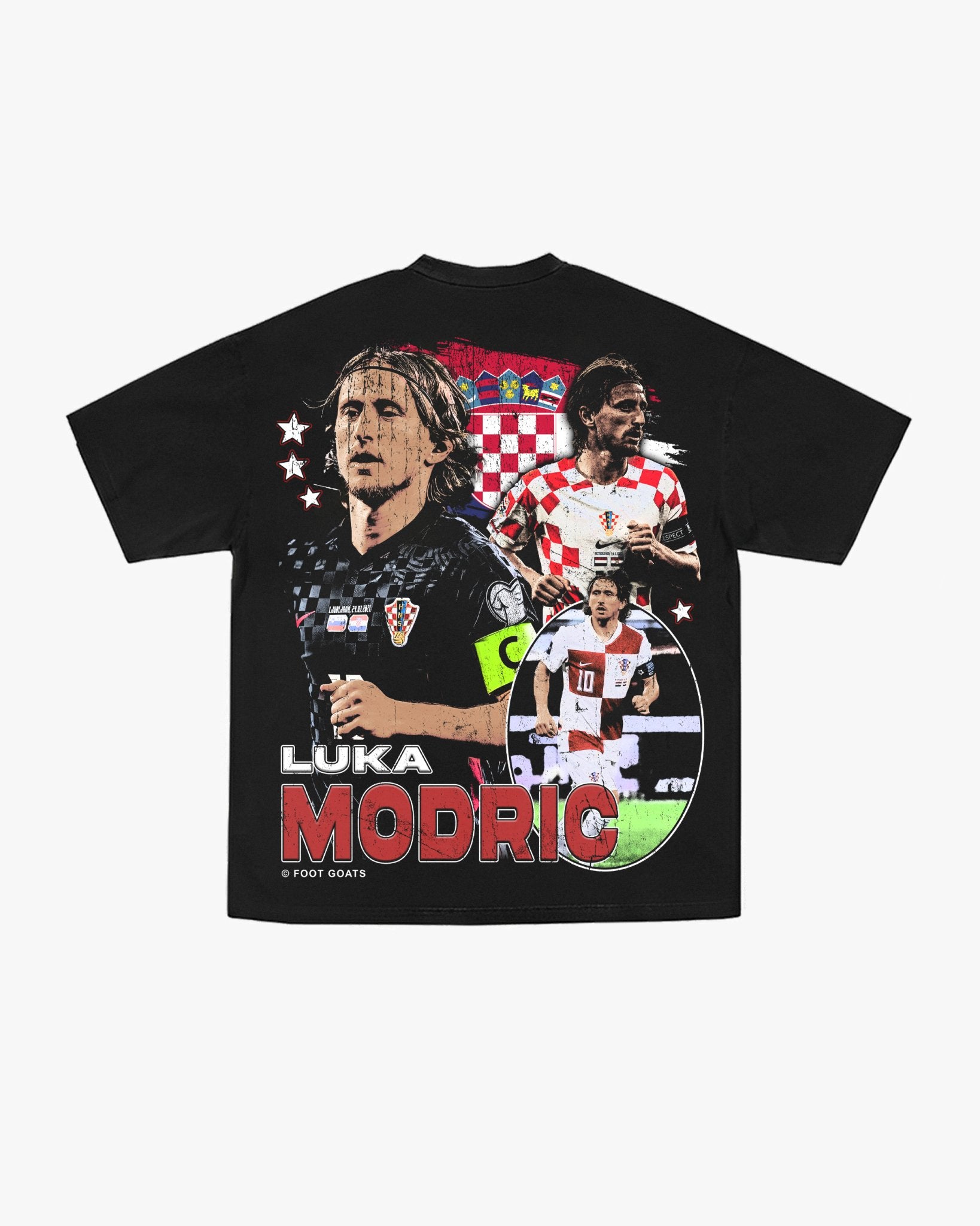 MODRIC TEE BLACK - FOOT GOATS LLC