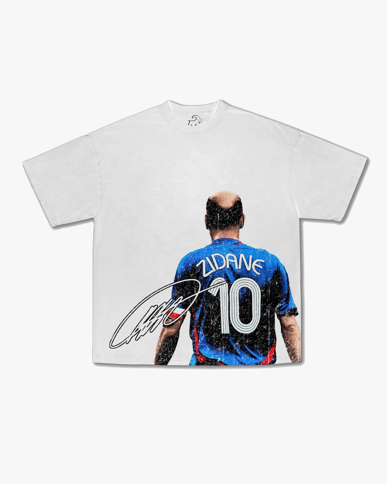 ZIDANE TEE WHITE - FOOT GOATS LLC